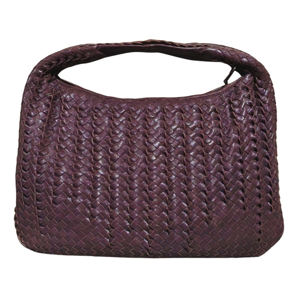 Bottega Veneta purple intrecciato woven shoulder bag  #560